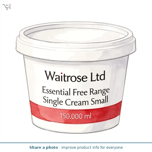 Essential Free Range Single Cream Small