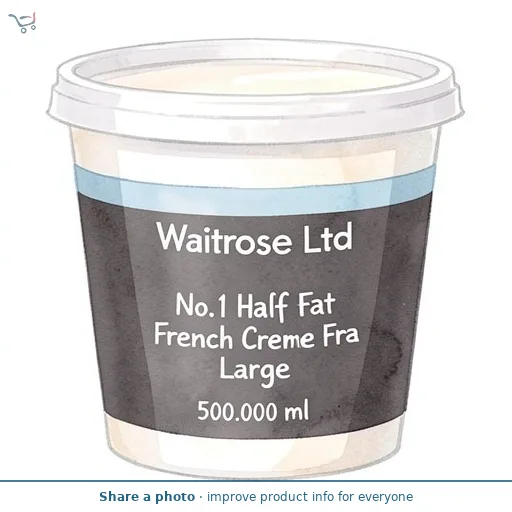 No.1 Half Fat French Creme Fraiche Large