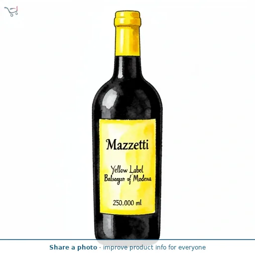Mazzetti Yellow Label Balsamic Vinegar of Modena