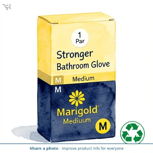 Marigold Stronger Bathroom Glove Medium