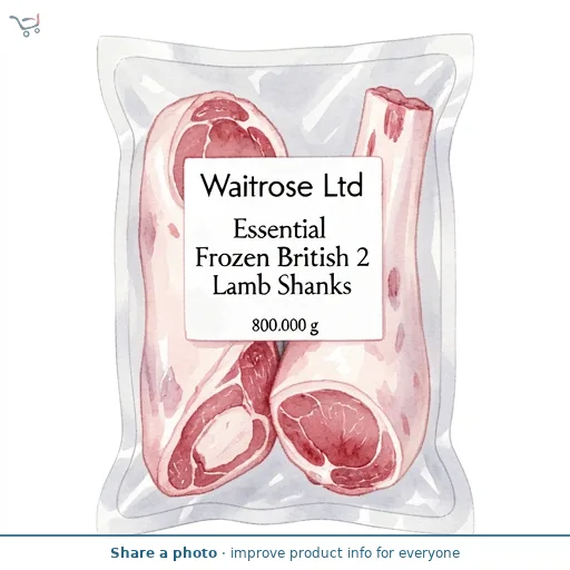 Essential Frozen British 2 Lamb Shanks