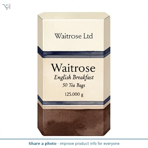 Waitrose English Breakfast 50 Tea Bags