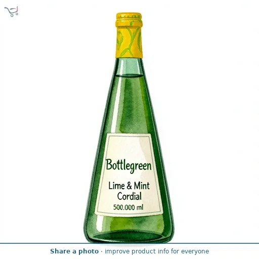 Bottlegreen Refreshing Lime & Mint Cordial 500ml