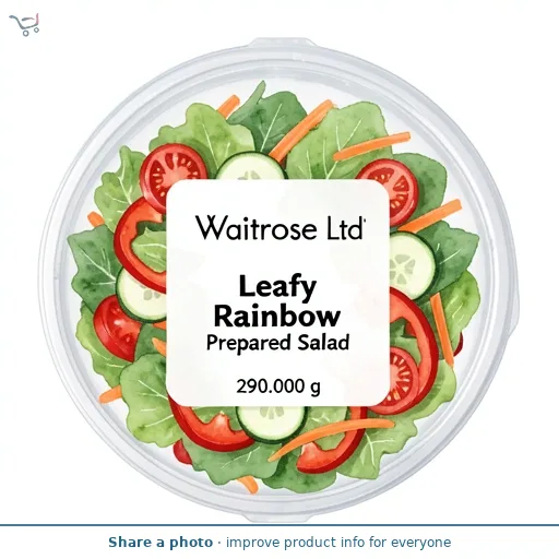 Waitrose Leafy Rainbow Prepared Salad