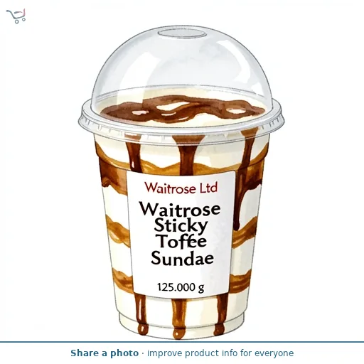 Waitrose Sticky Toffee Sundae