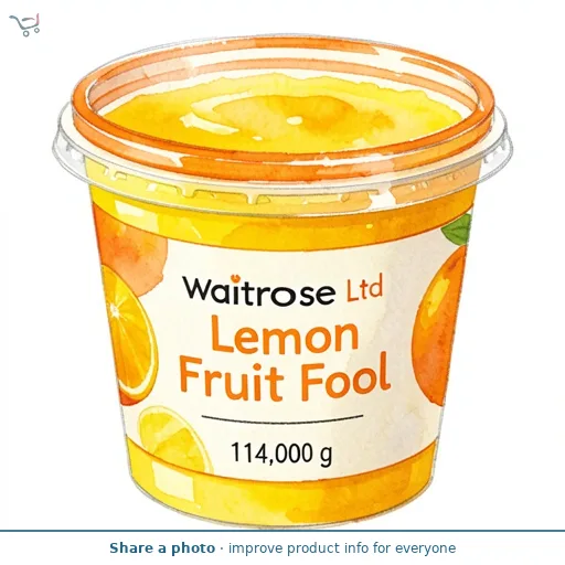 Waitrose Lemon Fruit Fool