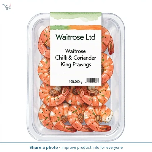 Waitrose Chilli & Coriander King Prawns