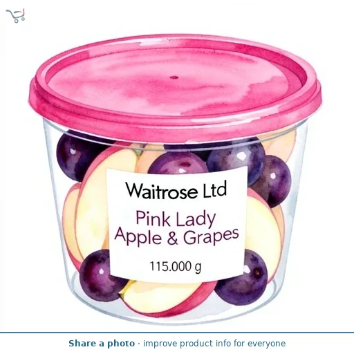 Waitrose Pink Lady Apple & Grapes