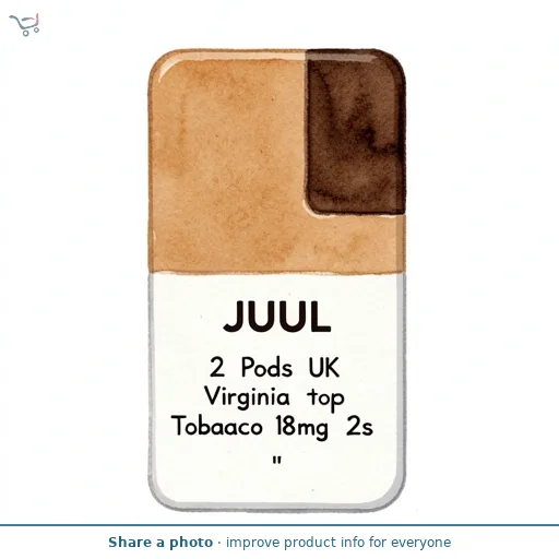 JUUL2 Pods UK Virginia Tobacco 18mg 2s