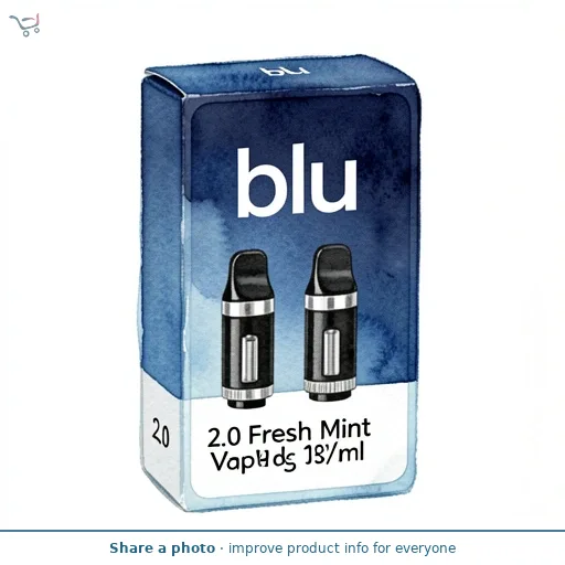 blu 2.0 Fresh Mint Vape Pods 18mg\u002Fml
