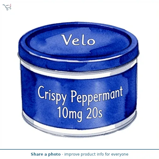 Velo Nicotine Pouch Crispy Peppermint 10mg