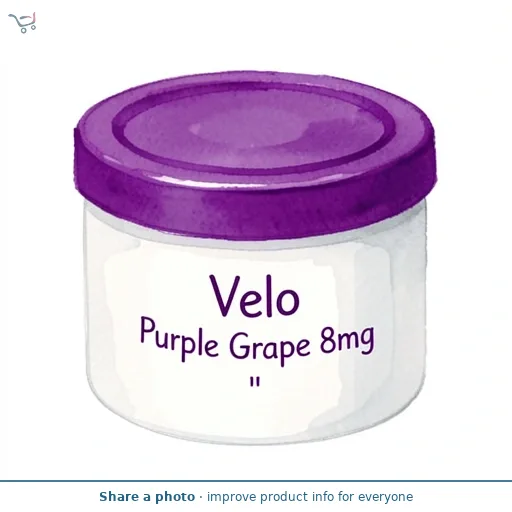 Velo 8mg Purple Grape Nicotine Pouches