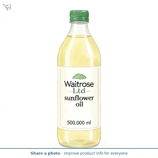Waitrose sunflower oil