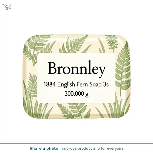 Bronnley 1884 English Fern Soap 3s