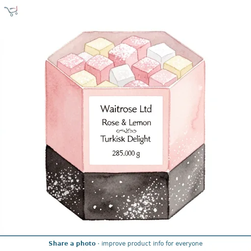 Waitrose Rose & Lemon Turkish Delight