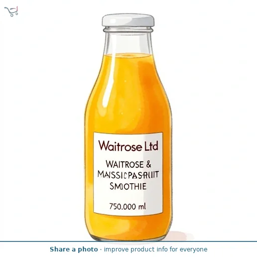 Waitrose Mango & Passionfruit Smoothie Large