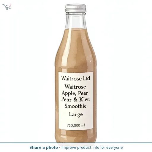 Waitrose Apple, Pear & Kiwi Smoothie Large