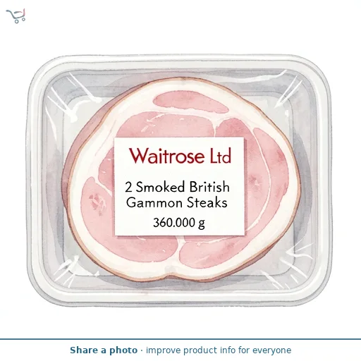 Waitrose 2 Smoked British Gammon Steaks