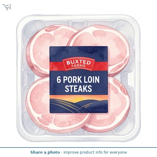 Buxted Farms 6 Pork Loin Steaks