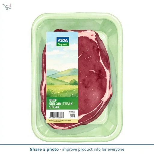ASDA Organic Beef Sirloin Steak