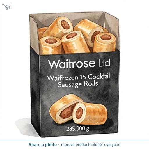 Waitrose Frozen 15 Cocktail Sausage Rolls