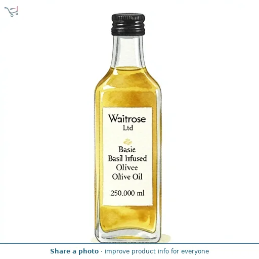 Waitrose Basil Infused Olive Oil