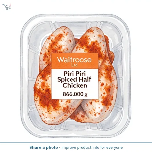 Waitrose Piri Piri Spiced Half Chicken