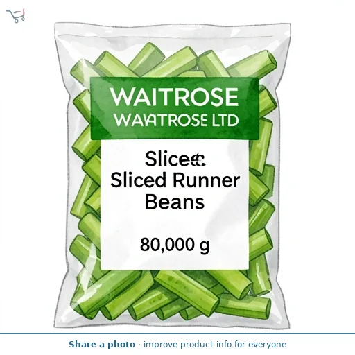 Waitrose Sliced Runner Beans