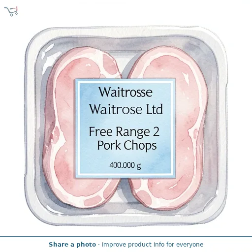 Waitrose Free Range 2 Pork Chops