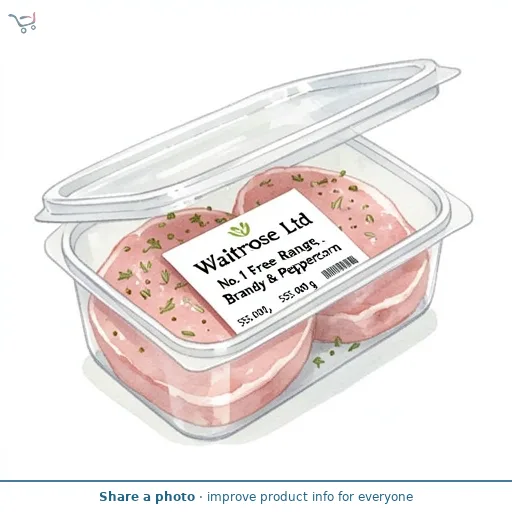 No.1 Free Range Pork Cutlets Brandy & Peppercorn