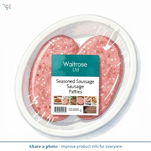 Waitrose Seasoned Sausage Patties