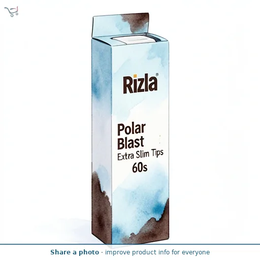 Rizla Polar Blast Extra Slim Tips 60s
