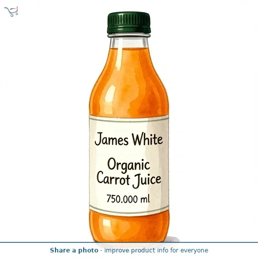 James White Organic Carrot Juice 750ml