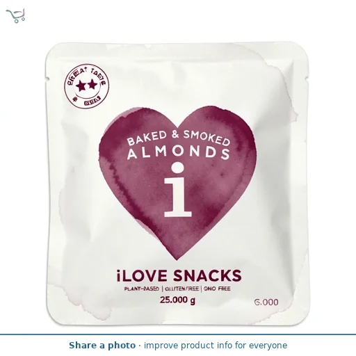 I Love Snacks Smoked Almonds