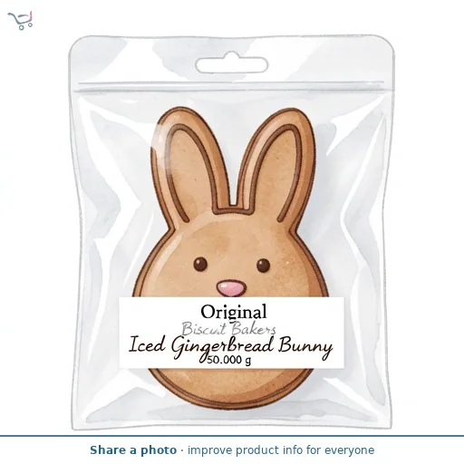 Original Biscuit Bakers Iced Gingerbread Bunny