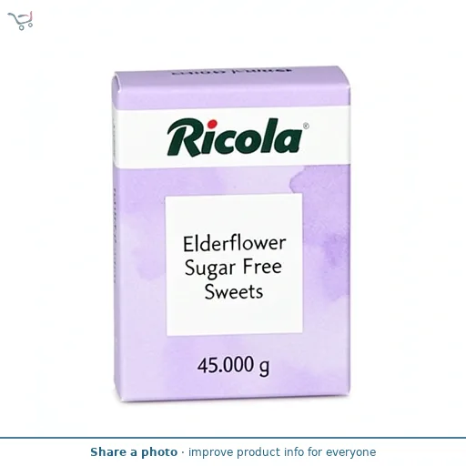 Ricola Sugar Free Elderflower Drops 45g