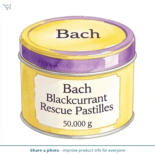 Bach Blackcurrant Rescue Pastilles