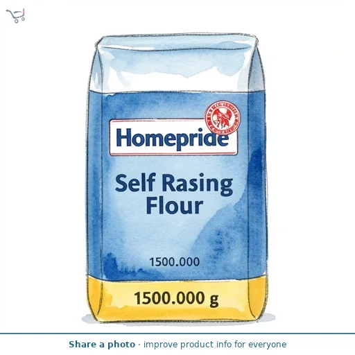 Homepride Self Raising Pre Sieved Flour 1.5kg