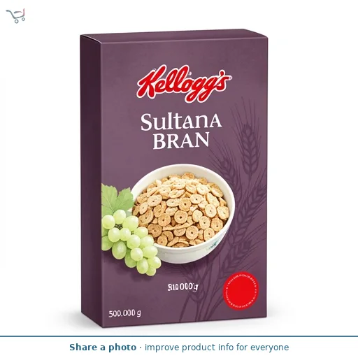 Kellogg's Sultana Bran Breakfast Cereal 6 x 500g