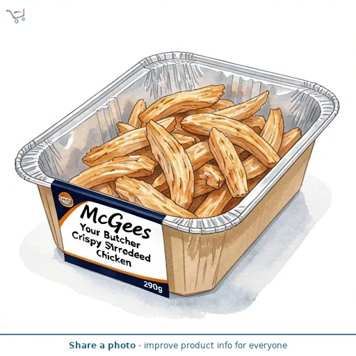 McGees McGees Your Butcher Crispy Shredded Chicken 290g