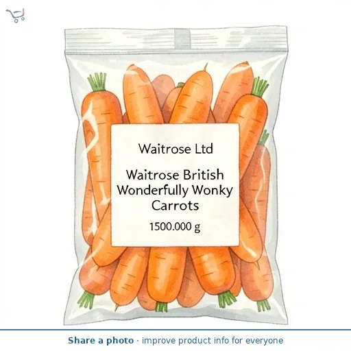 Waitrose British Wonderfully Wonky Carrots