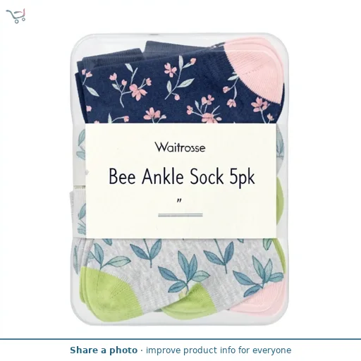 Bee Ankle Sock 5pk
