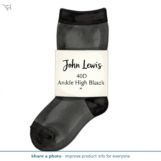 40D Ankle High Black