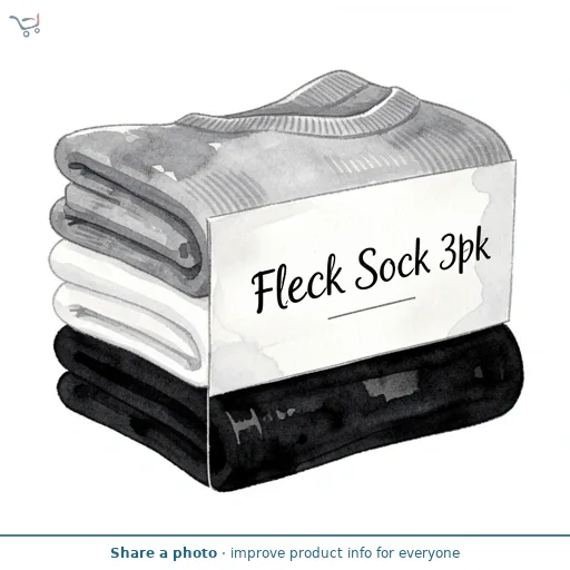 Neutral Fleck Sock 3Pk