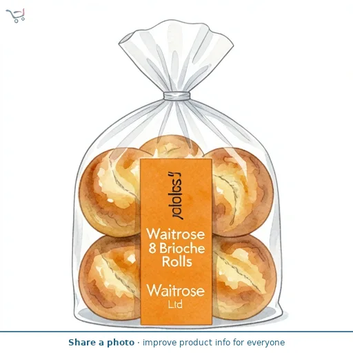 Waitrose 8 Brioche Rolls