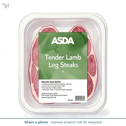 ASDA Tender Lamb Leg Steaks