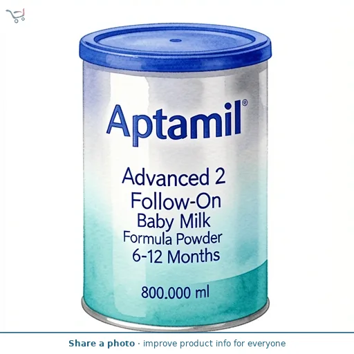 Aptamil Advanced 2 Follow On Baby Milk Formula Powder 6-12 Months