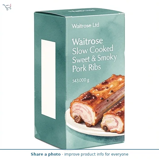 Waitrose Slow Cooked Sweet & Smoky Pork Ribs