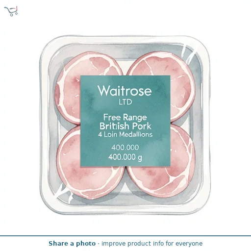 Waitrose Free Range British Pork 4 Loin Medallions