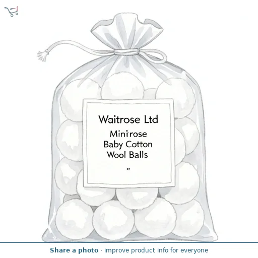 Waitrose Mini Baby Cotton Wool Balls